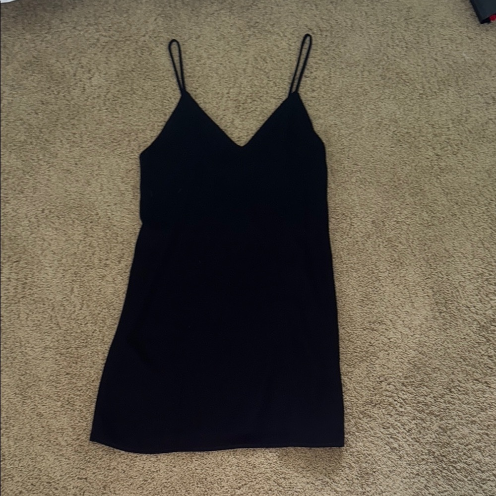 Tobi Black Slip Dress